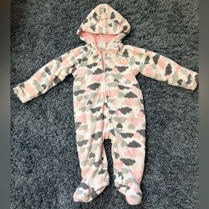 Healthier Baby Cozy Cloud Print Baby 6-9 Months One Piece